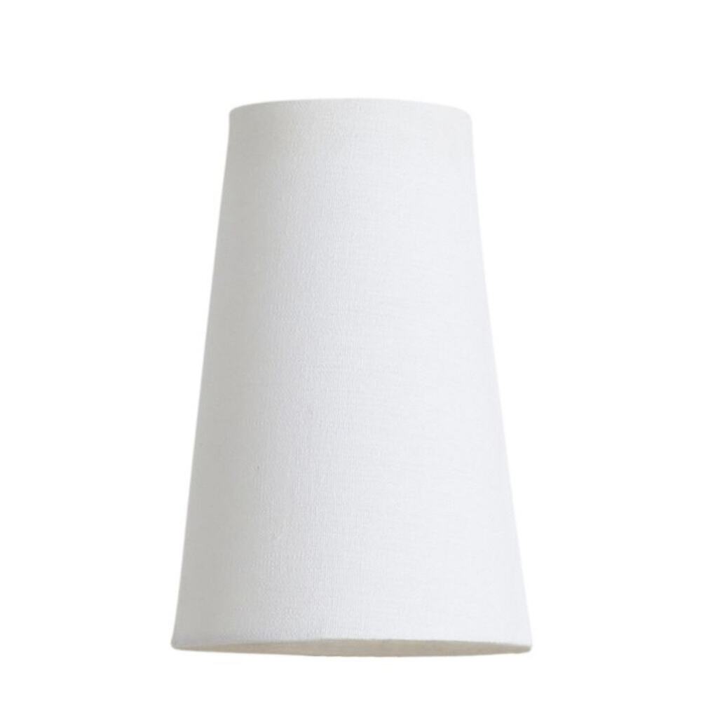 8 White Rejuvenation Sconce Light Chandelier Lamp Shades Ansel Fabric Cone
